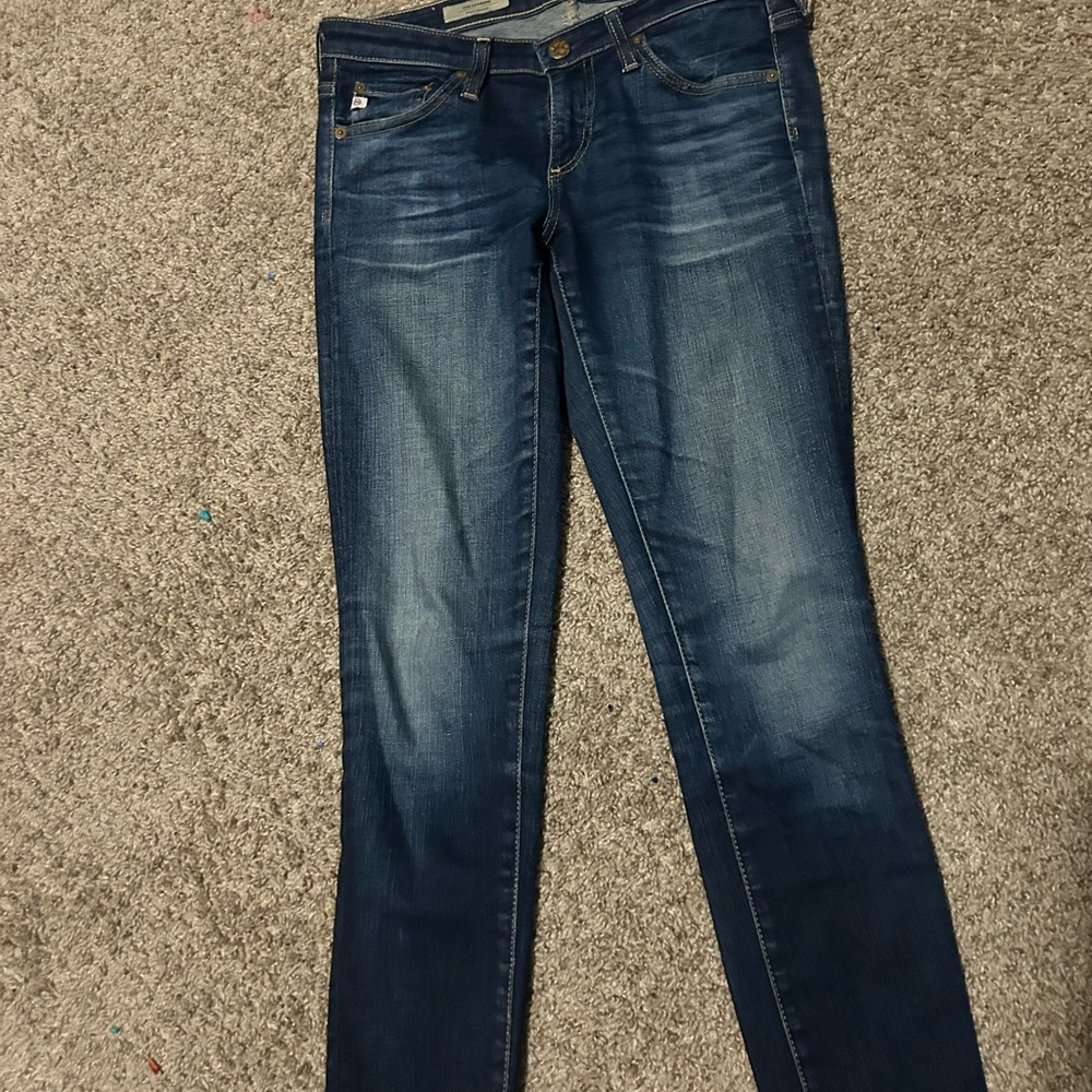 AG Adriano Goldschmied Dark Blue Skinny Jeans